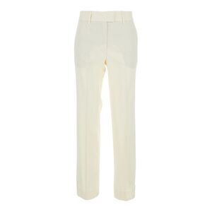 Grifoni Women White Pants With Side Pockets And High Waist For Women